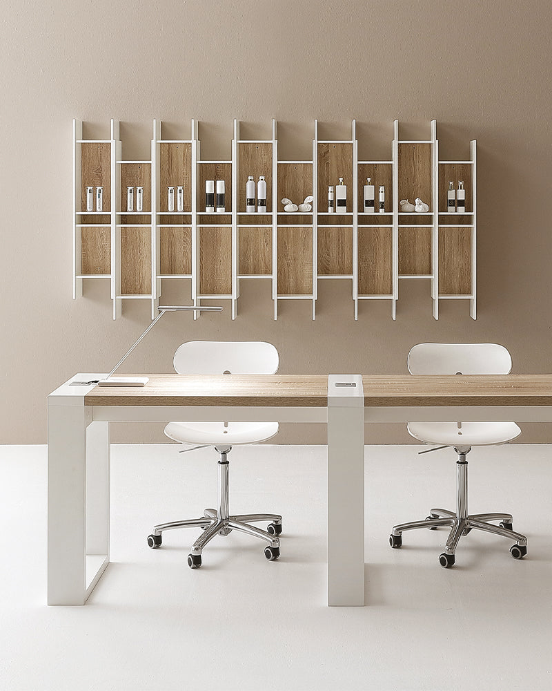 Living - White manicure table - Without suction